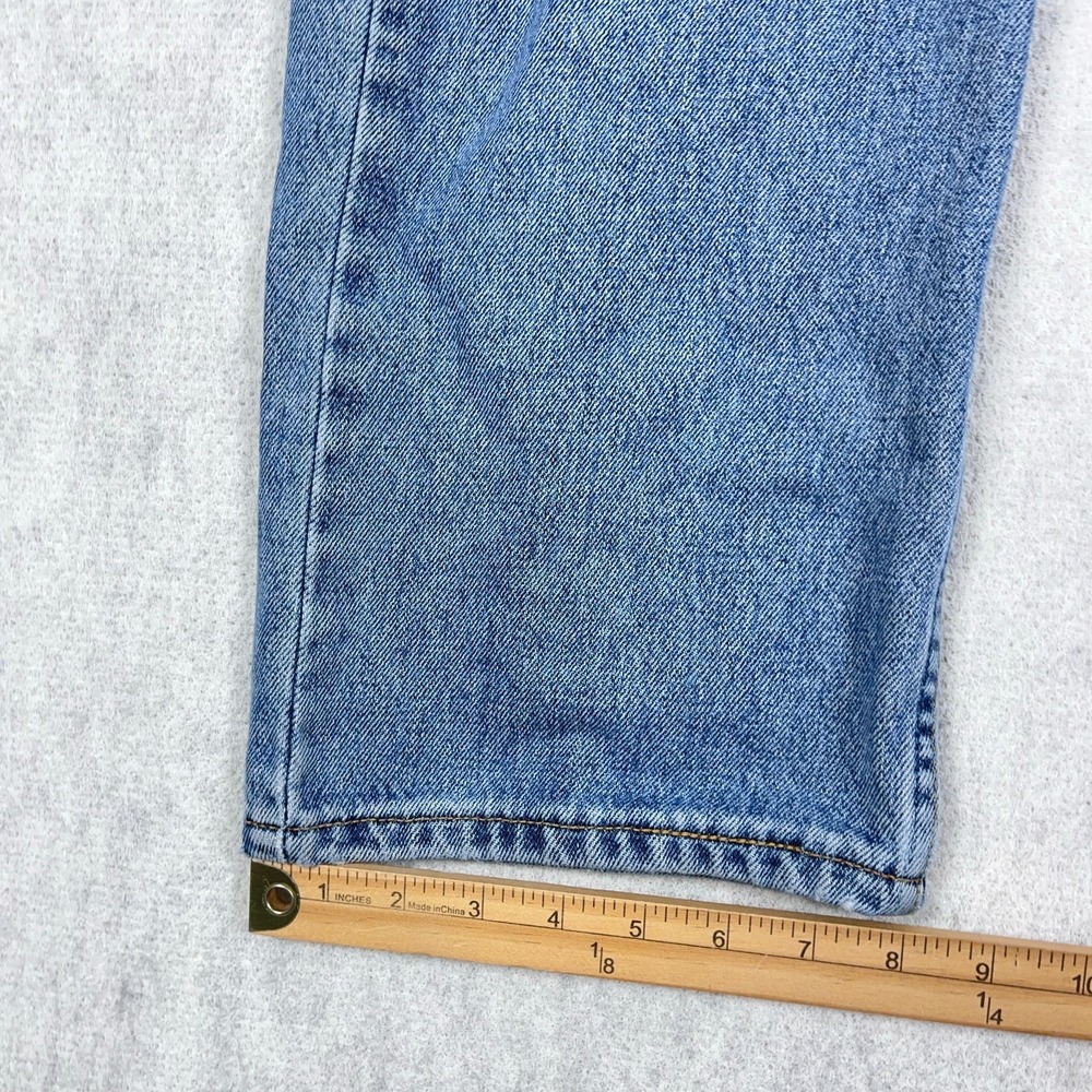 Vintage Levis 505 Jeans Men 36x32 Straight Leg Regular Fit Med Wash Y2K 2003 - Picture 9 of 14